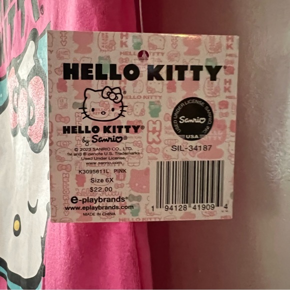 NWT Hello Kitty Girls 6X T-Shirt - Picture 5 of 5